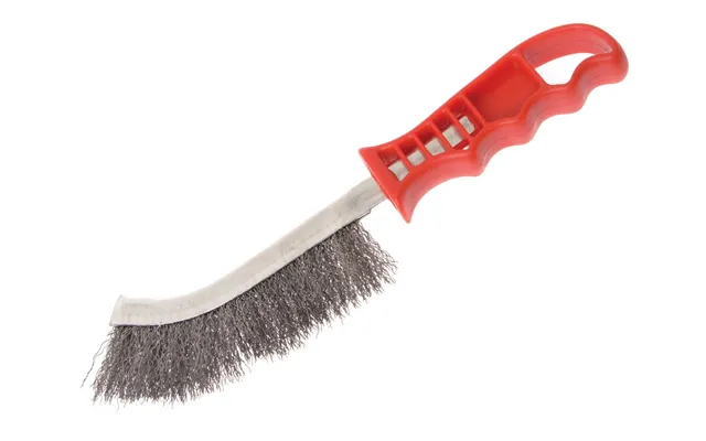 Faithfull Wire Scratch Brush - Red Handle Q24 Faiwbhands