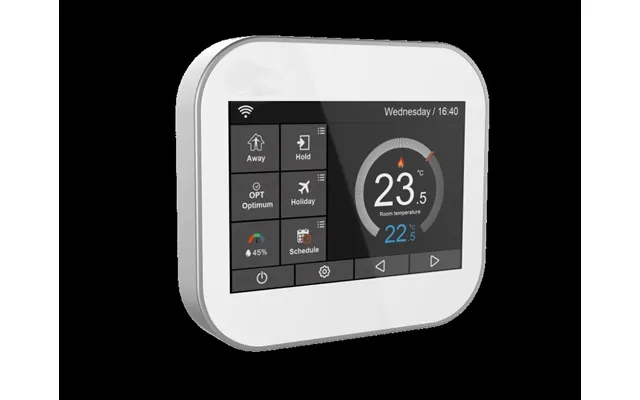 First Trace Snug Digital Programmable Touch Screen V2 Controller For Water Underfloor Heating - White