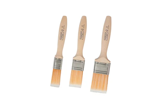 For The Trade Fine Tip Flat Brushes Pack Of 3