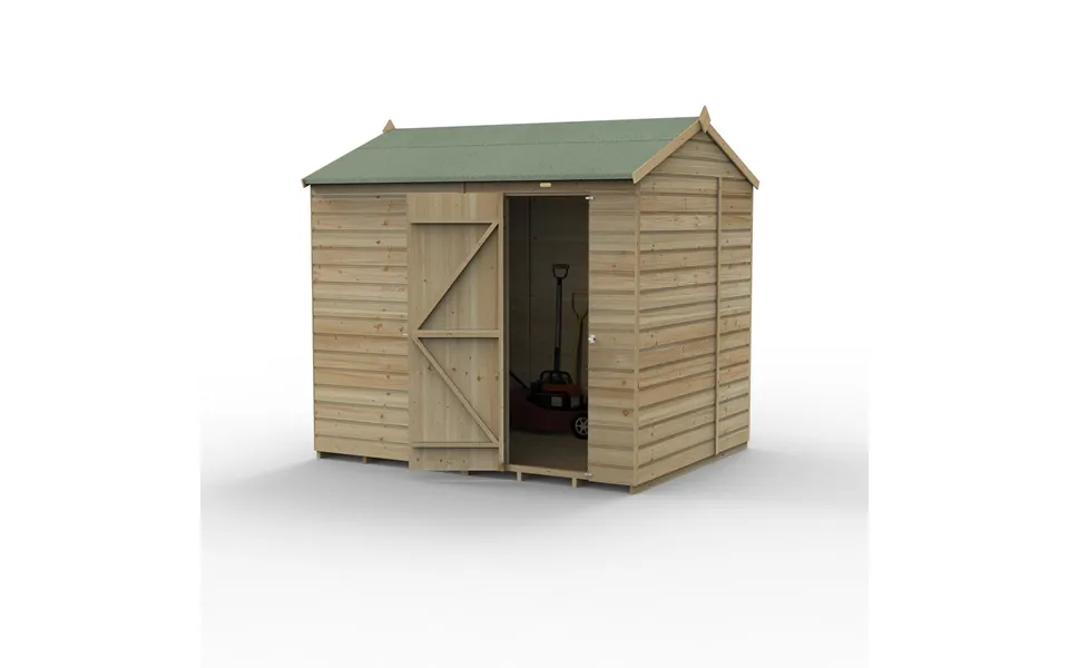 Forest Beckwood Reverse Apex Shed - Single Door, Windowless
