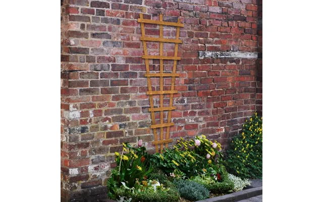 Forest Garden Forest Heavy Duty Fan Trellis 183 X 66cm Treated Golden Brown Pack Of 6