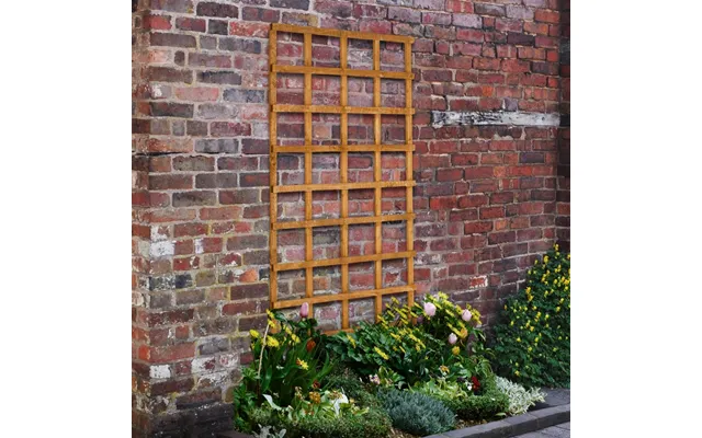 Forest Garden Forest Heavy Duty Trellis 183 X 91cm Treated Golden Brown Pack Of 5