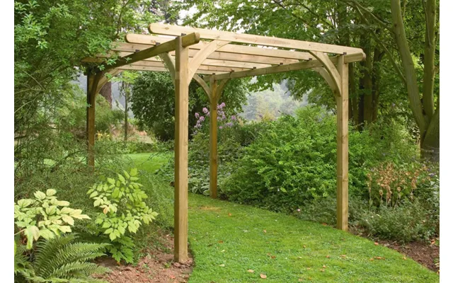 Forest Garden Forest Ultima Pergola 3.6 X 3.6mtr Treated Timber