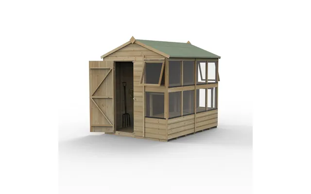 Forest Shiplap Apex Potting Shed - Single Door