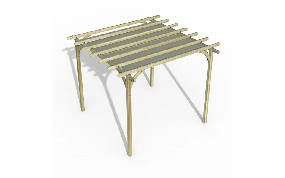 Forest Ultima Pergola With Canopy 3.6mtr X 3.6mtr