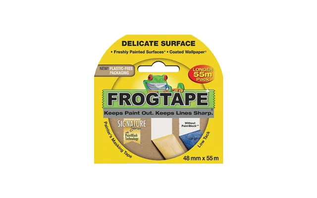 Frogtape Delicate Surface 48mm X 55mtr Roll - Yellow