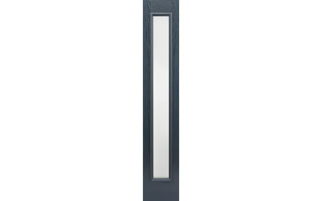 Frosted Grp External Glass Sidelight - Dg 2032 X 356mm Grey