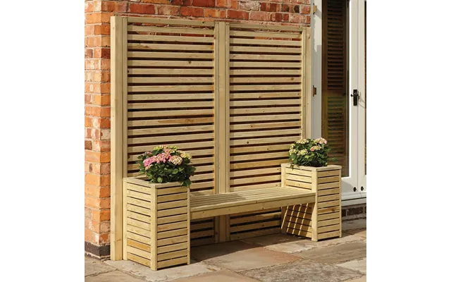 Garden Creations Seat Set 1830 X 2010 X 670mm - Natural Timber product image