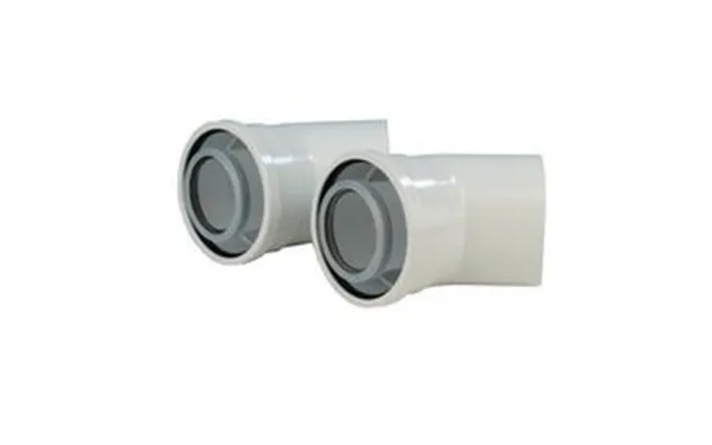 Glowworm 45deg Flue Bend 60 100mm