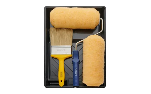 Hamilton For The Trade Masonry Roller 9 & Brush 4 Set With Frame & Tray