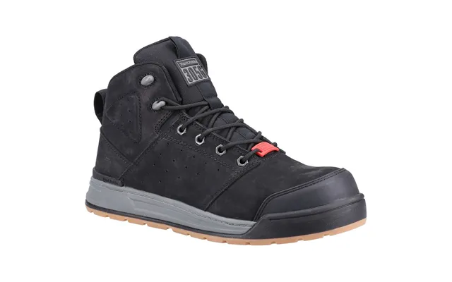Hard Yakka 3056 Lace Zip Safety Boot - Black
