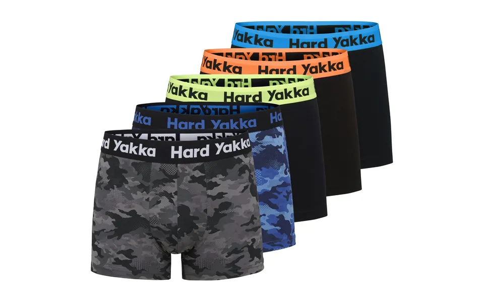 Hard Yakka Cotton Trunk Boxer Shorts - Multi