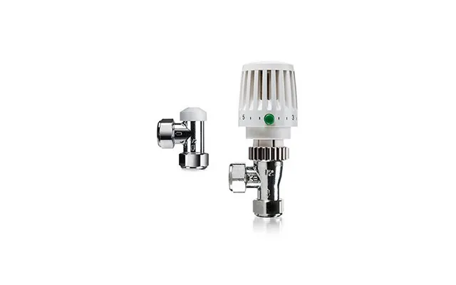 Honeywell Valencia Straight Trv & Lockshield - 15mm