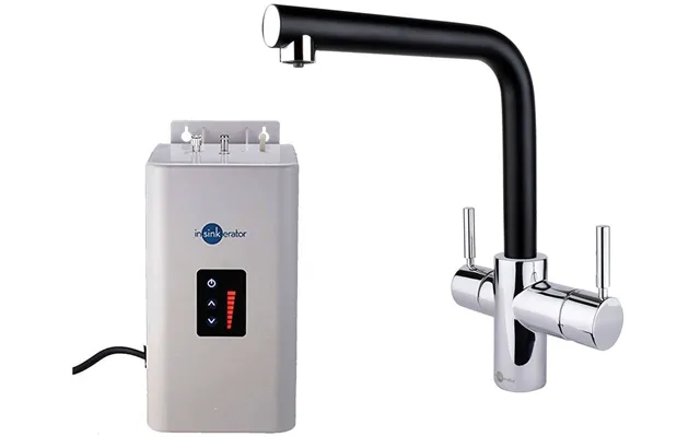 Insinkerator 3n1 L Shape Tap, Neo Tank & Filter Pack - Black 44837ap
