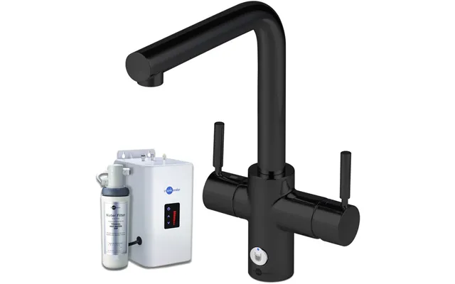 Insinkerator 4n1 L Shape Tap, Neo Tank & Filter Pack - Black Velvet 45094 45356aw Pk