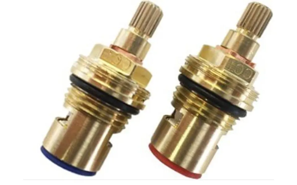 Inventive Creations Cc17 Ceramic Hot & Cold Tap Gland - Brass Pair