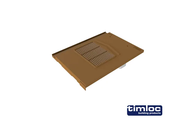 Inventive Non-profile Tile Vent - Brown Single