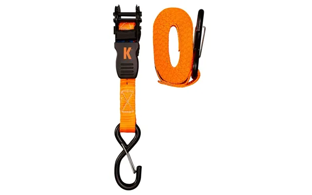 Kargo Light Duty Ratchet Straps 25mm X 4m - 500kg Loading Capacity 2 Pack