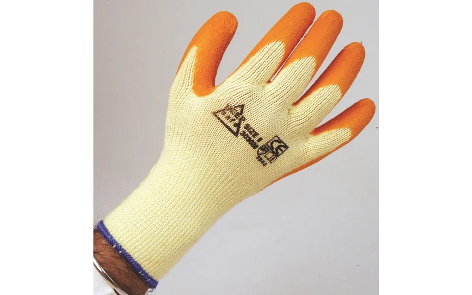 Keepsafe Latex Coated Builders Grip Glove - Orange