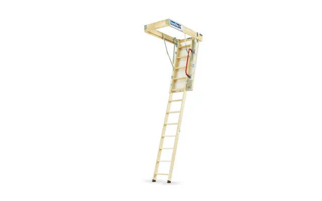 Keylite 4 Segment Loft Ladder With Flick-fit Brackets - 550x1200mm Ceiling Opening 3200mm H