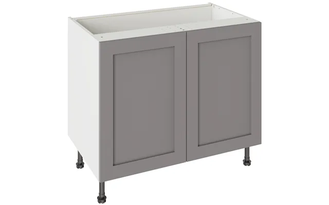 Kitchen Kit Flatpack Shaker Base Cabinet 1000mm - Ultra Matt Dust Grey