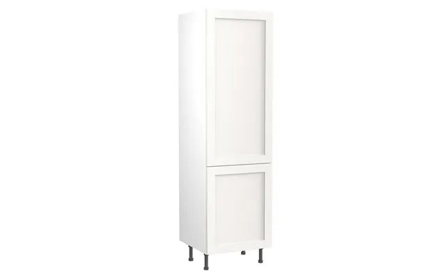 Kitchen Kit Flatpack Shaker Tall Fridge & Freezer 70 30 Housing 600mm - Ultra Matt White