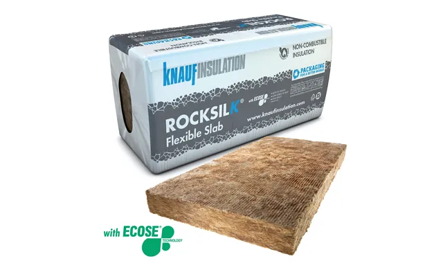 Knauf Insulation Rocksilk Flexible Slab - 60 X 600 X 1200mm 7