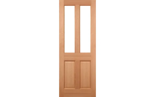 Lpd Malton 2l Glazed M&t External Door 2032 X 813mm Unfinished Hardwood