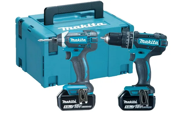 Makita Dlx2131tj Twin Kit Combi Dril & Impact Driver 18v