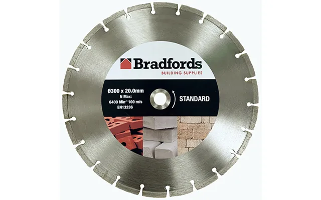Marcrist Bradfords Standard Segmented Diamond Blade 300mm X 20mm