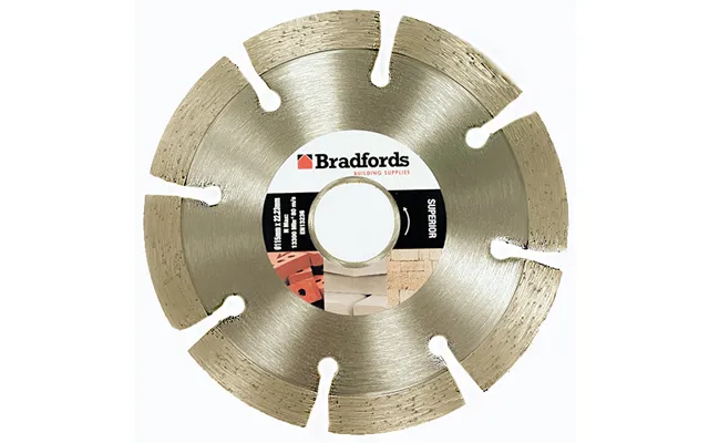 Marcrist Bradfords Superior Segmented Diamond Blade 115mm X 22