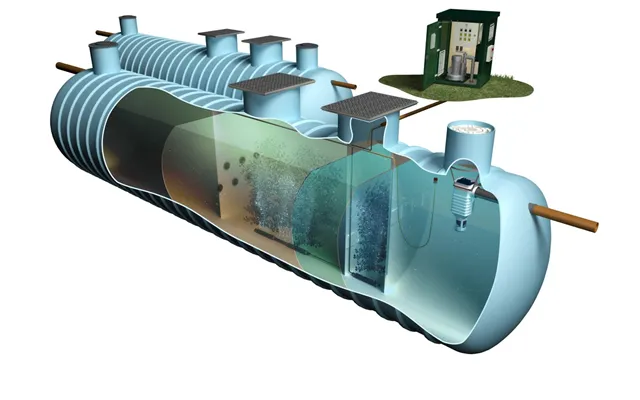 Marsh Ultra Polylok 85pe Sewage Treatment Plant - Gravity Outlet