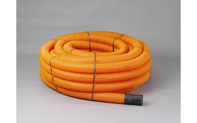 Naylor Metroduct Twinwall Coiled Ducting 50 60mm X 50mtr - Orange