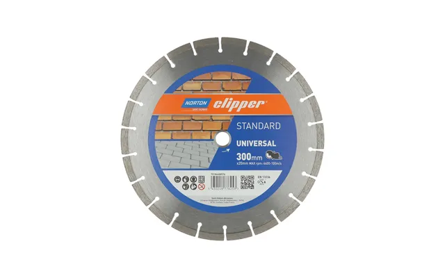 Norton Clipper Diamond Blade For Bricks Blocks 300 X 20mm Blue