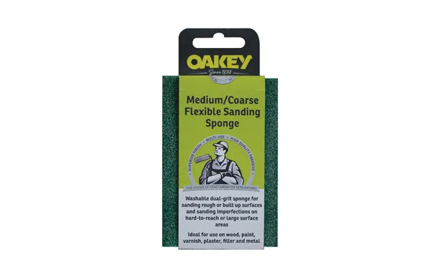 Oakey Medium Coarse Sanding Block - Green