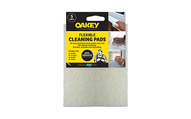 Oakey Preperation Nylon Pad - White Pack Of 5