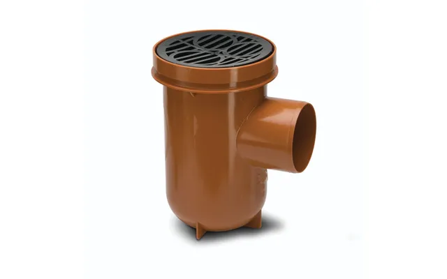 Polypipe 110mm Bottle Gully & Grid - Terracotta product image