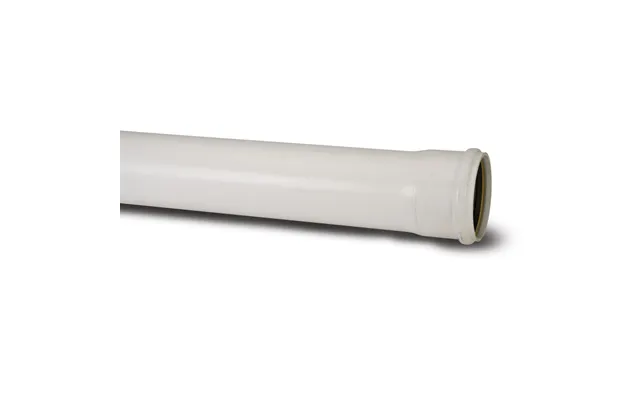 Polypipe 110mm Soil Pipe 3mtr Single Socket White Sp430w