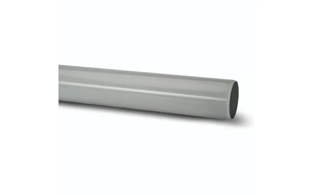 Polypipe 110mm Soil Plain Ended Pipe 4mtr Grey P440g