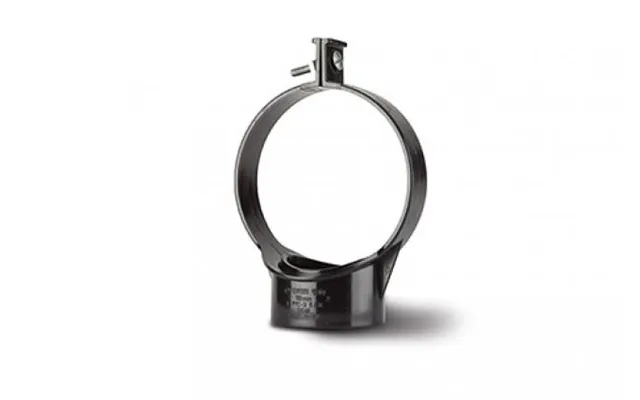 Polypipe 110mm Soil Strap Boss Open Back Fix Black Sg40b