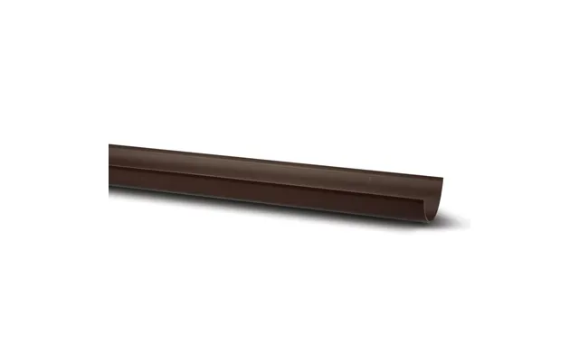Polypipe 112mm Half Round Gutter 2mtr - Brown