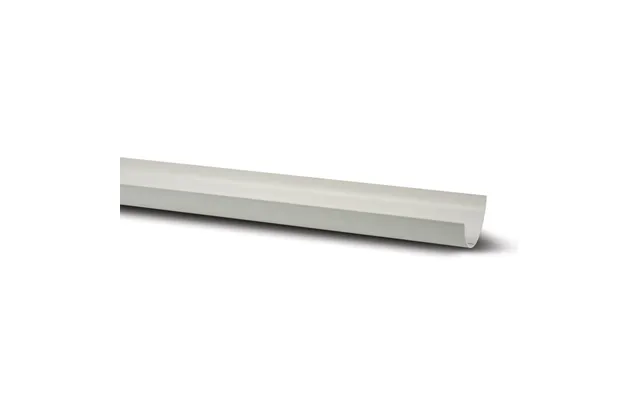 Polypipe 112mm Half Round Gutter 2mtr - White