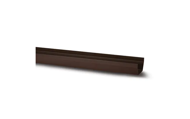 Polypipe 112mm Square Gutter 4mtr - Brown