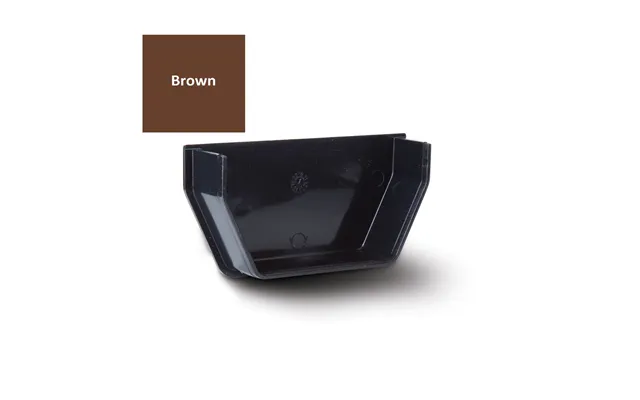 Polypipe 112mm Square Internal Stop End - Brown