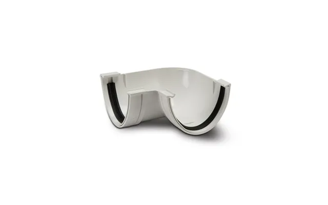 Polypipe 117mm Polyflow Angle 90deg - White