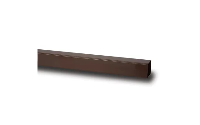 Polypipe 65mm Square Downpipe 2.5mtr - Brown Rs221br