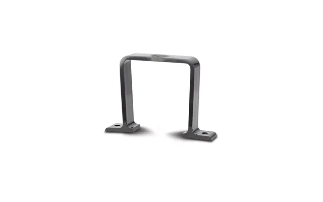 Polypipe 65mm Square Downpipe Flush Pipe Bracket - Black
