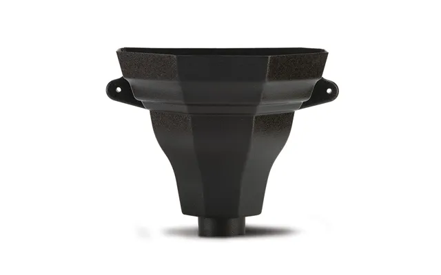 Polypipe 68mm Elegance Downpipe Hopper - Black Cirh1bk