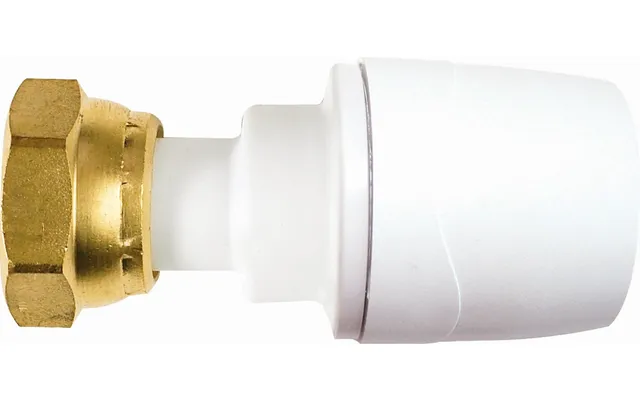Polypipe Polymax Straight Tap Connector 15mm X 3 4 White Max71534 product image