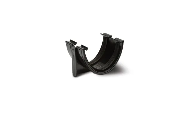 Polypipe Rainwater Half Round To Polyflow Adaptor 117mm - Black Rd116b